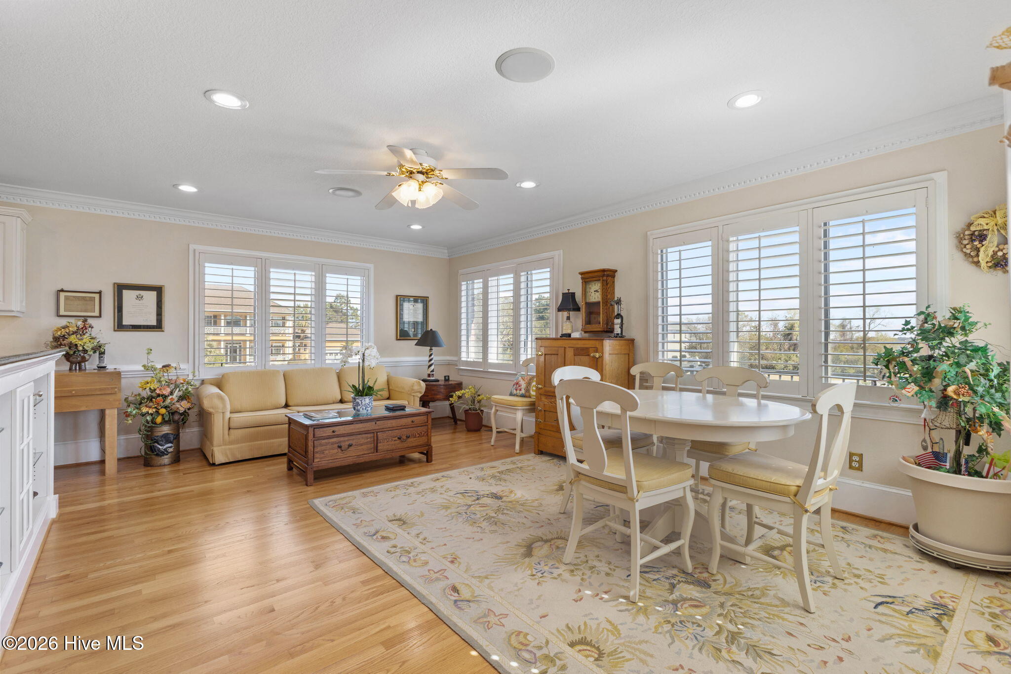 101 Lookout Ridge Cedar Point, NC 28584 - Photo 15 of 76 sunroom/eat in kitchen with water views