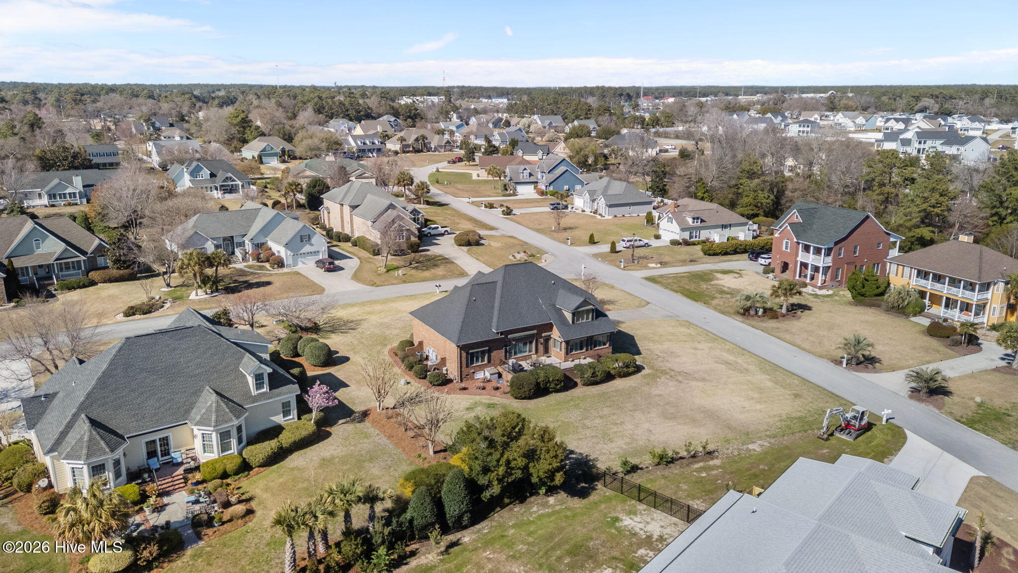 101 Lookout Ridge Cedar Point, NC 28584 - Photo 59 of 76 back yard aerial view