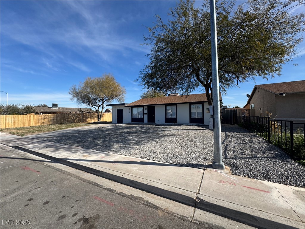 4020 Pamela Way Las Vegas, NV 89115 - Photo 2 of 38 Extra large lot with so many opportunities. Easy to gate the front yard access. Room to park multiple vehicles and RV