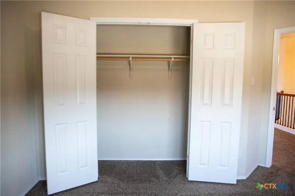 a view of closet area
