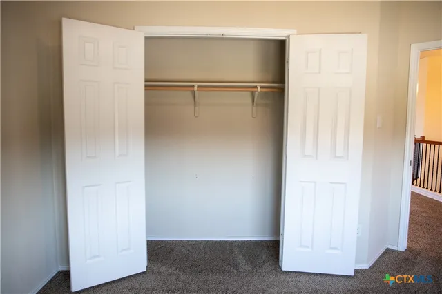 a view of closet area