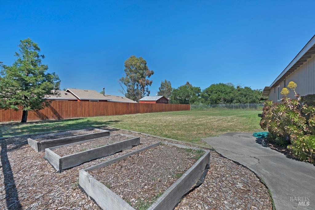 23180 Maffei Road Sonoma, CA 95476 - Photo 41 of 61 Raised gardens near the entrance of Building #2 - bar+shop+storage