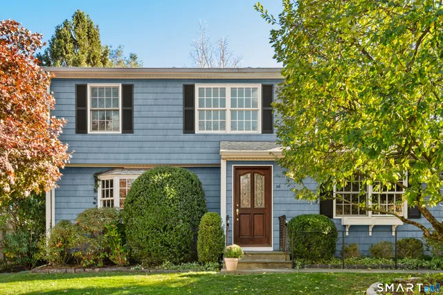 front view of house with a yard