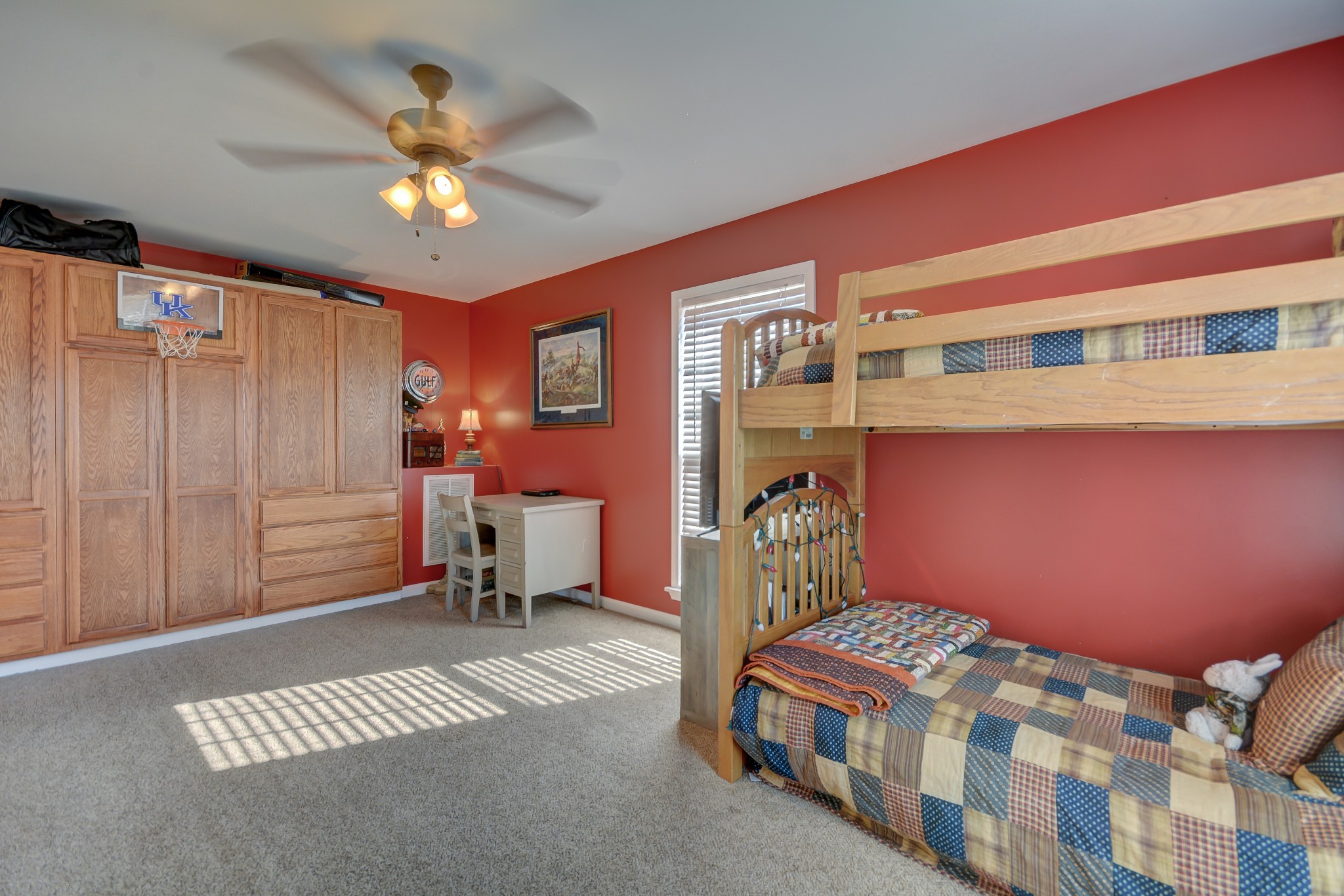 2545 Plainview Pvt Ln Spring Hill Spring Hill, TN 37174 - Photo 25 of 34 a bedroom with a bed and a chandelier