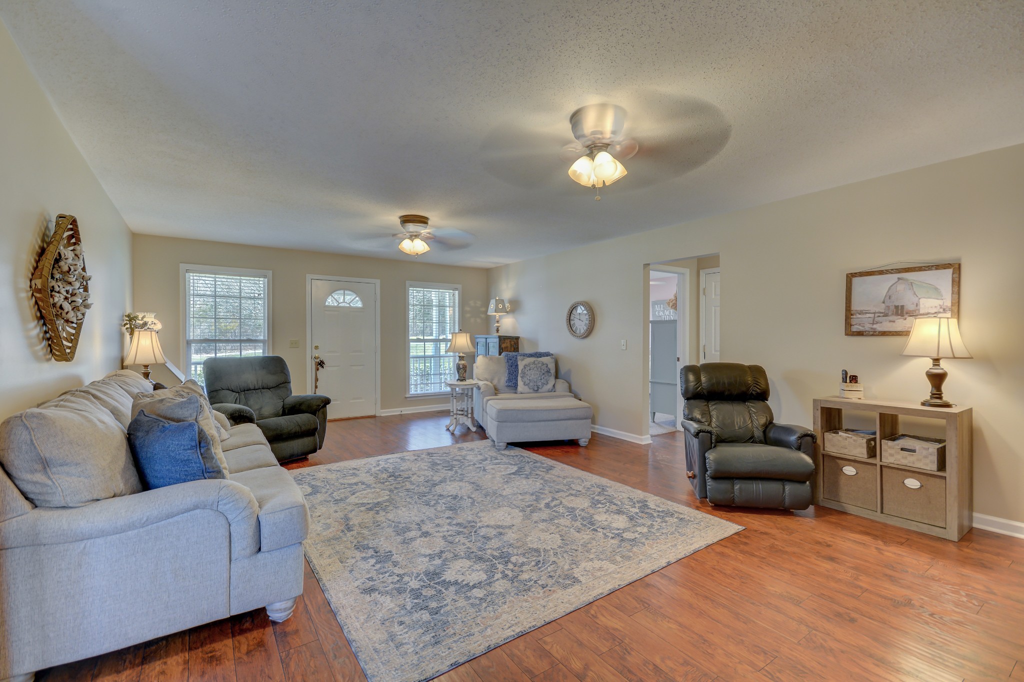 2545 Plainview Pvt Ln Spring Hill Spring Hill, TN 37174 - Photo 6 of 34 a living room with furniture and wooden floor