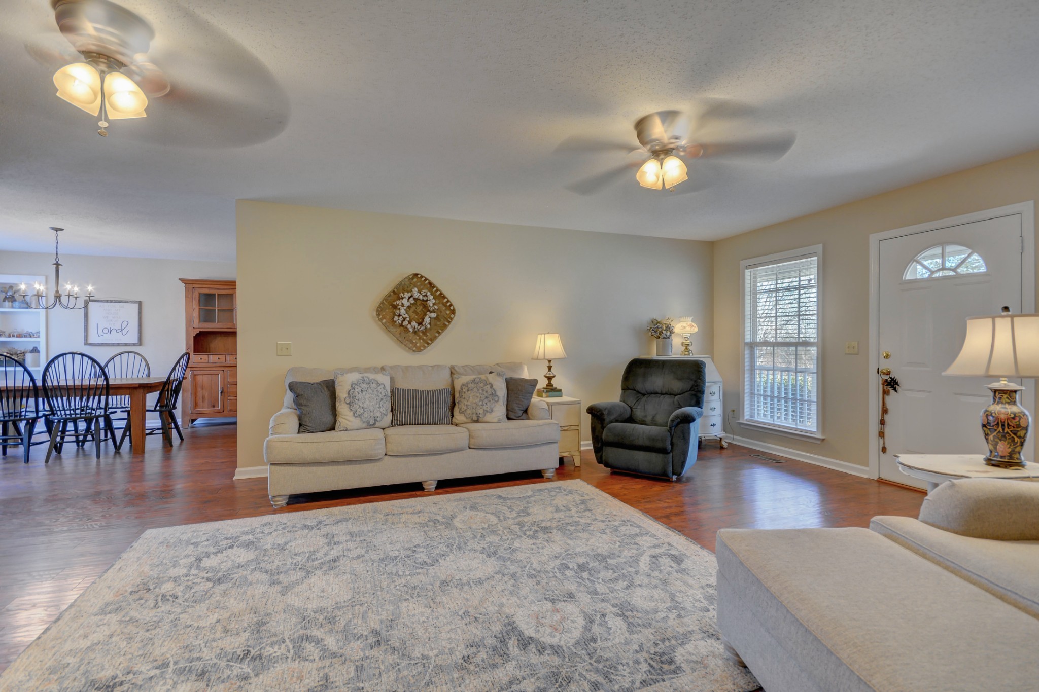 2545 Plainview Pvt Ln Spring Hill Spring Hill, TN 37174 - Photo 9 of 34 a living room with furniture and a chandelier