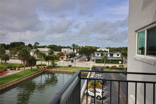 a view of a lake with a ocean view