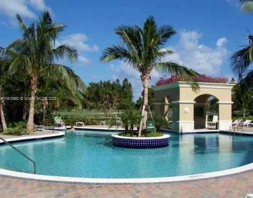 a view of a lake with a house