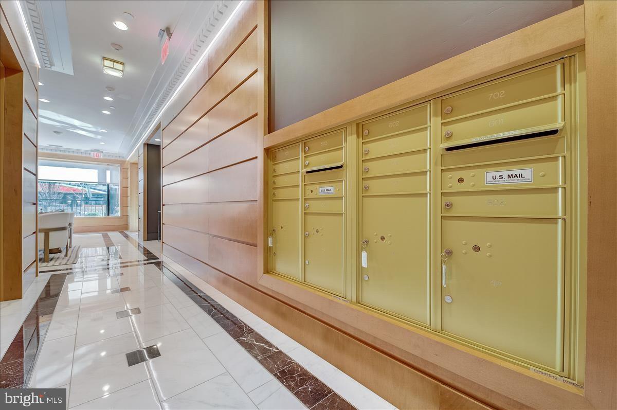 1108 16th Street Northwest, Unit 604 Washington, DC 20036 - Photo 22 of 26 A mailbox area