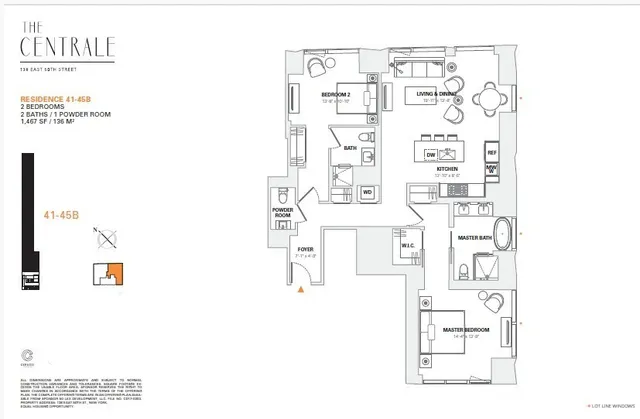 $3,375,000 | 138 East 50th Street, Unit 24B | Midtown East