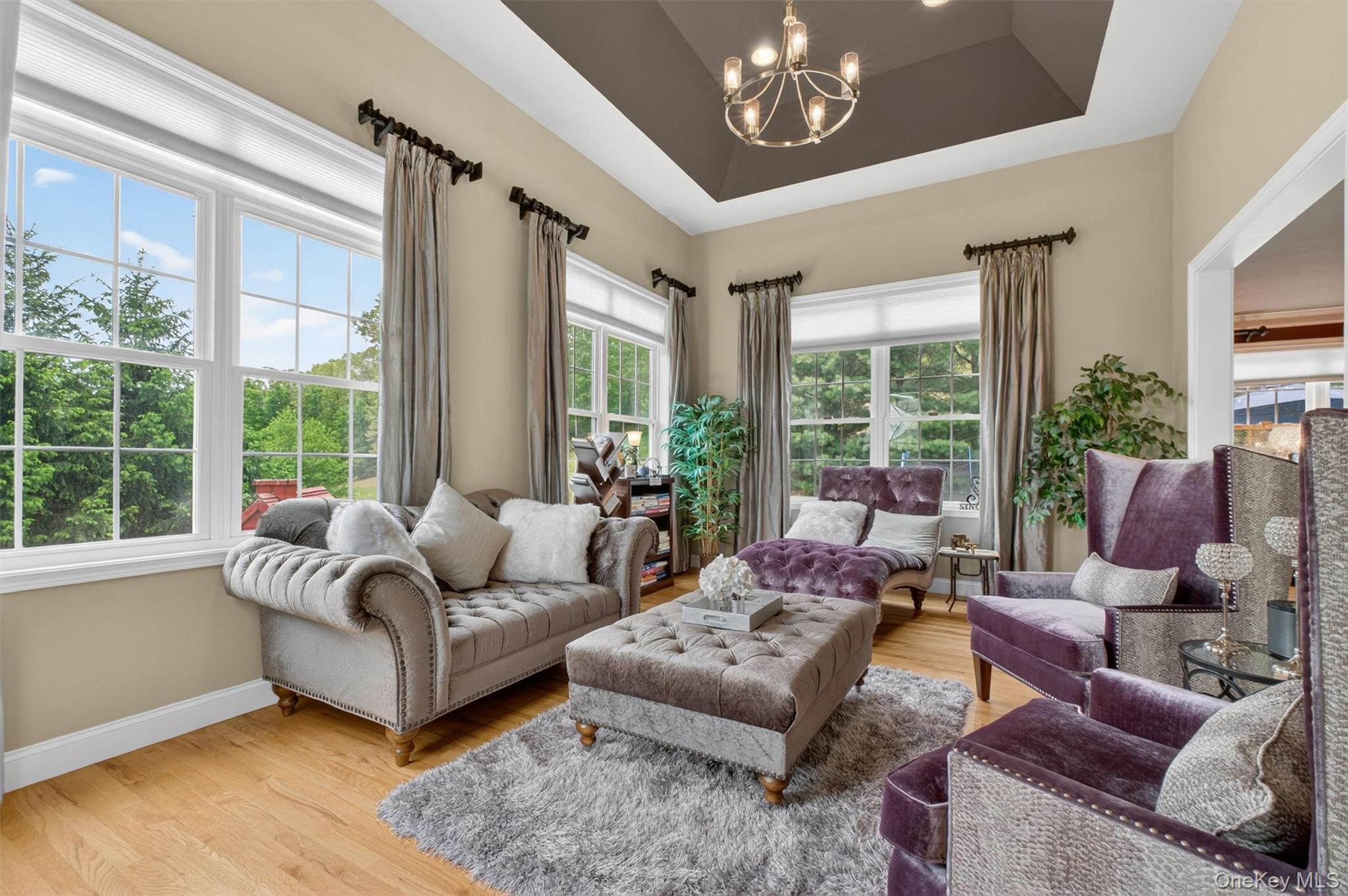 219 Country Club Road Hopewell Junction, NY 12533 - Photo 3 of 49 a living room with furniture large windows and wooden floor
