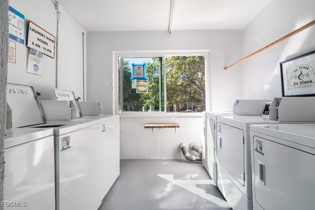 72 7th Street South, Unit 206 Naples, FL 34102 - Photo 9 of 10 a room with sink dryer and washer