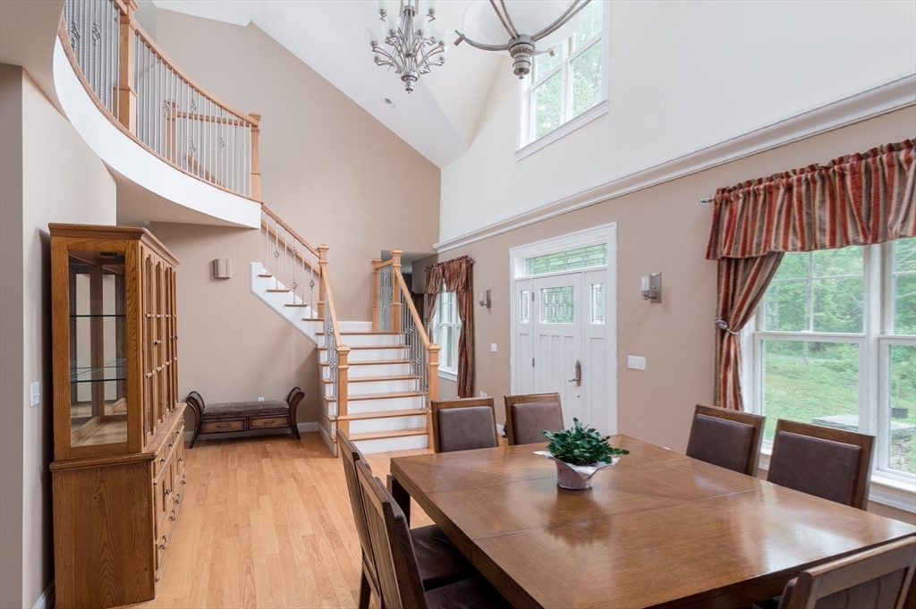150 Packard Hill Road Ashburnham, MA 01430 - Photo 11 of 31 a view of a dining room with furniture window and outside view