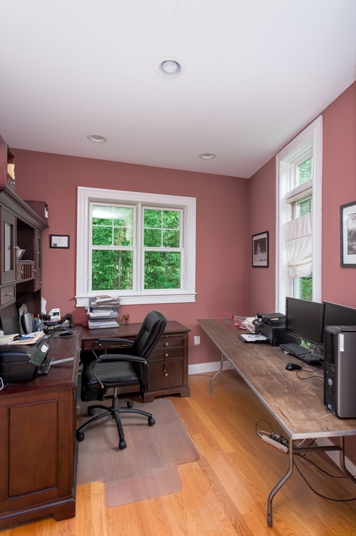 150 Packard Hill Road Ashburnham, MA 01430 - Photo 16 of 31 a view of a workspace with a window