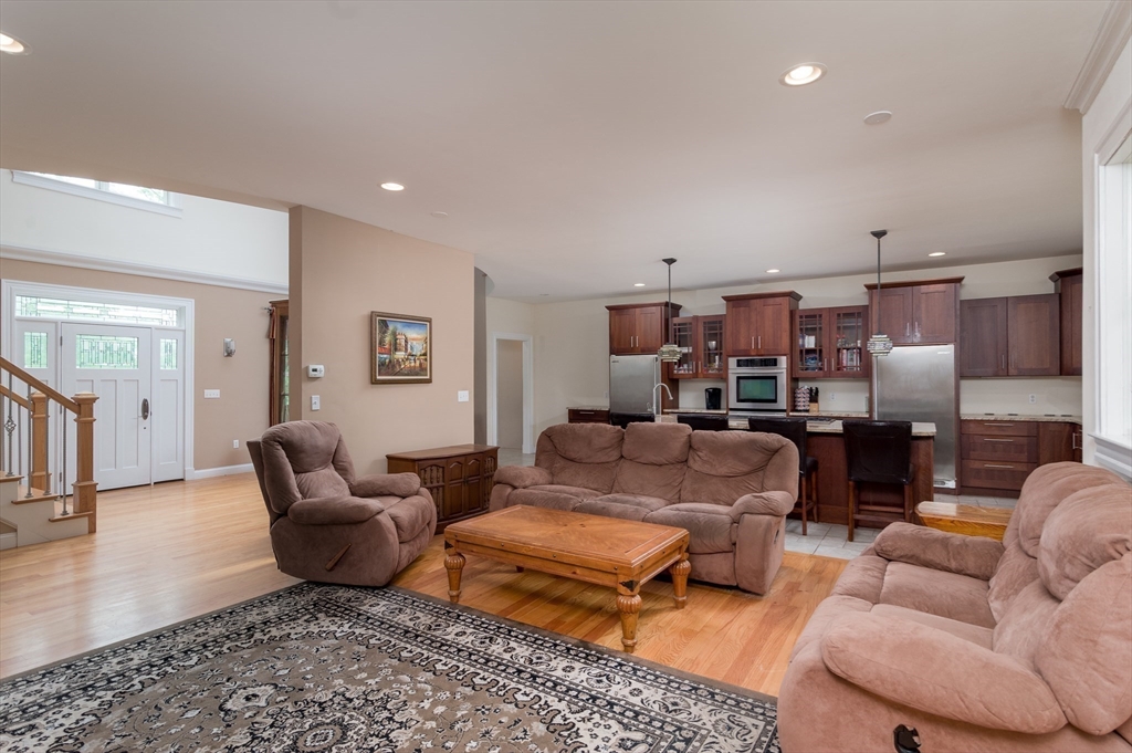 150 Packard Hill Road Ashburnham, MA 01430 - Photo 7 of 31 a living room with furniture and kitchen view
