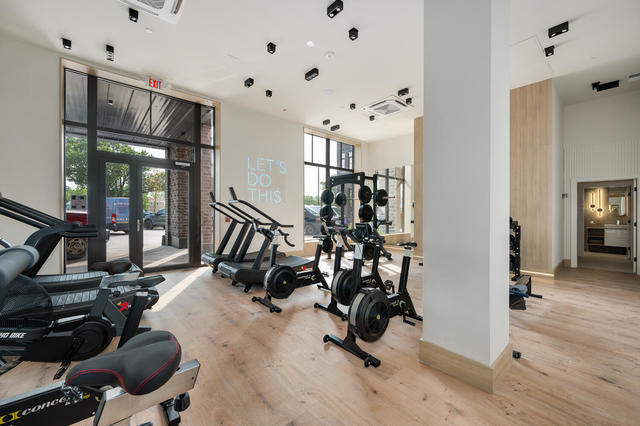 11 West Prospect Avenue, Unit 513 Mount Prospect, IL 60056 - Photo 19 of 34 a view of a room with gym equipment