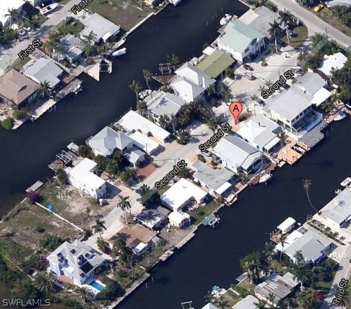 2606 Second Street Cape Coral, FL 33993 - Photo 11 of 24 an aerial view of a house