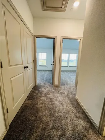 a view of a room with an empty space