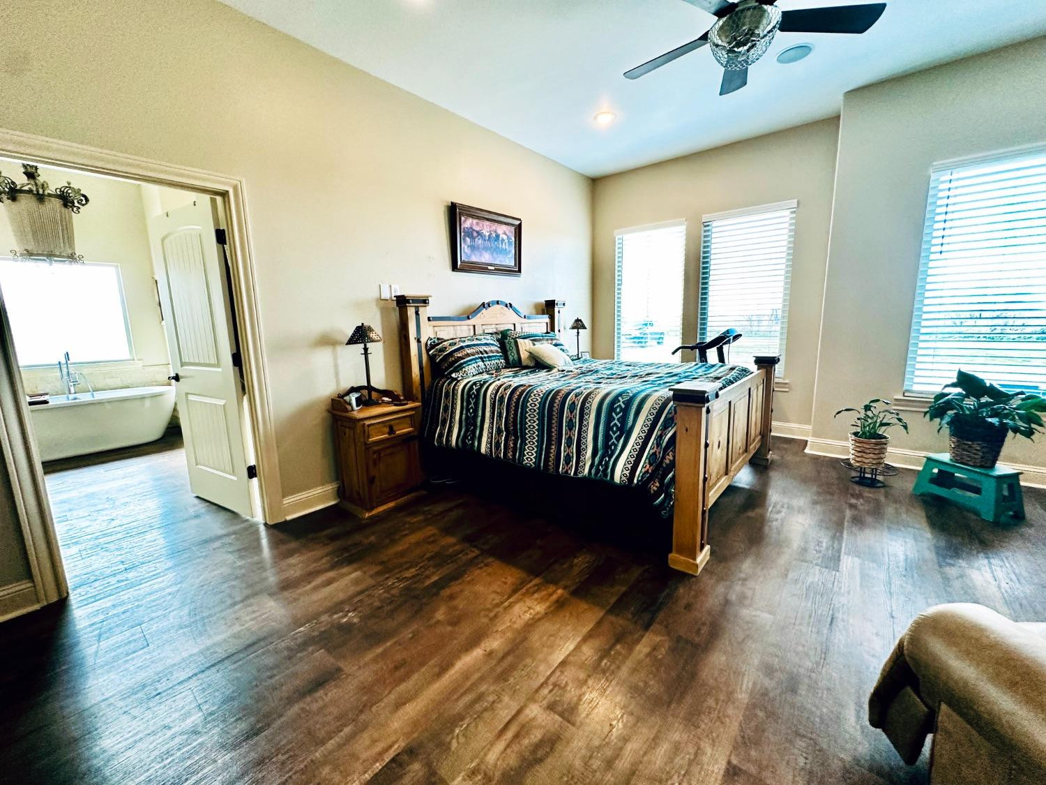 986 County Road 224 Post, TX 79356 - Photo 17 of 42 a living room with furniture and a wooden floor