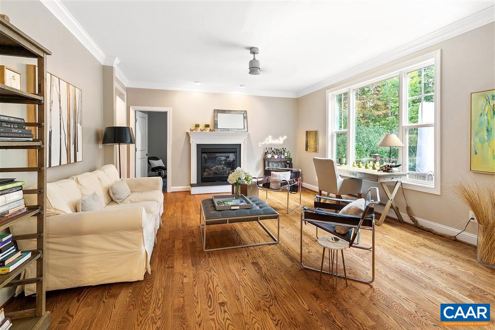 1728 Bending Branch Road Charlottesville, VA 22901 - Photo 14 of 36 a living room with furniture and a fireplace