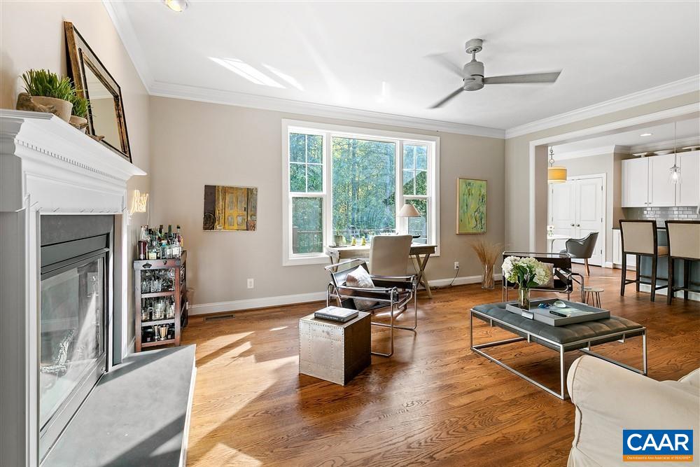 1728 Bending Branch Road Charlottesville, VA 22901 - Photo 15 of 36 a living room with fireplace furniture and a window
