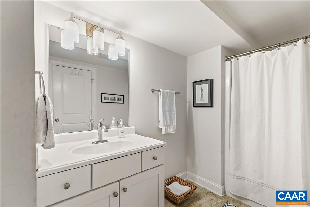 1728 Bending Branch Road Charlottesville, VA 22901 - Photo 34 of 36 a bathroom with a sink a mirror and a shower