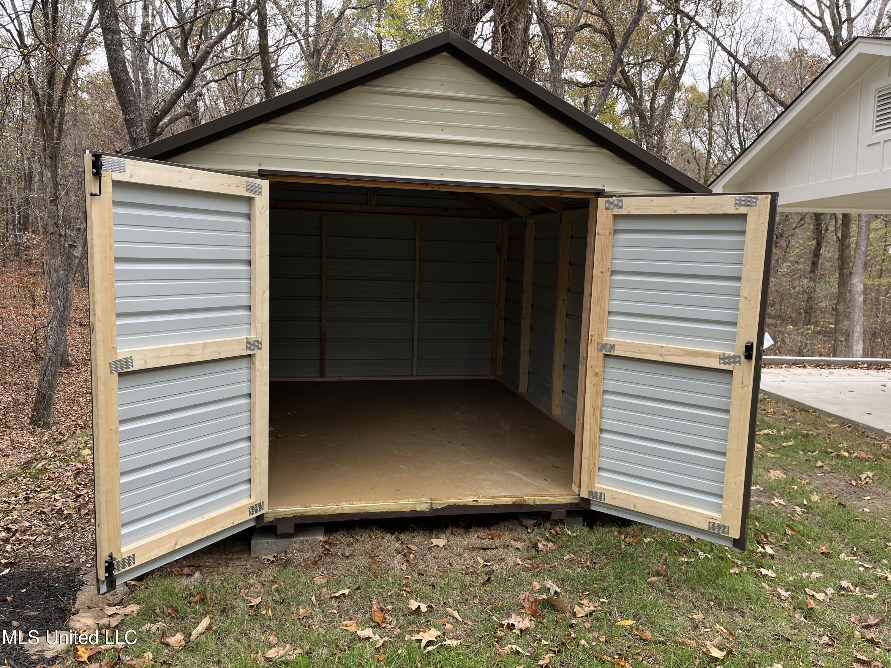 3777 Spring Port Road Sardis, MS 38666 - Photo 49 of 56 New storage shed
