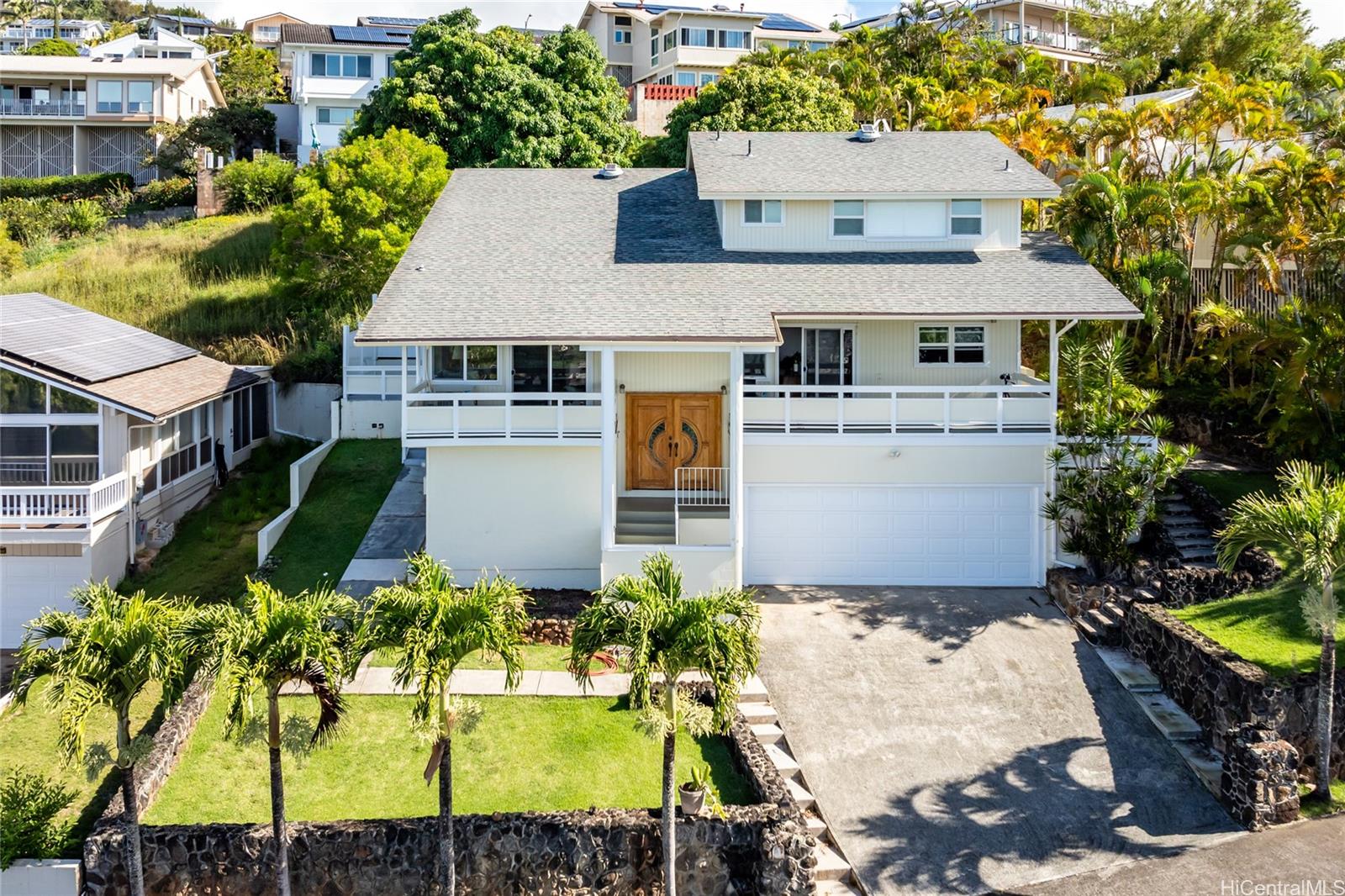2522 Halekoa Drive Honolulu, HI 96821 - Photo 1 of 1 an aerial view of a house with a yard and trees