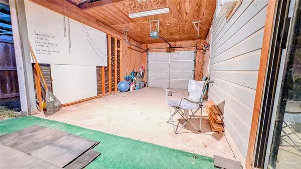a view of a backyard with patio