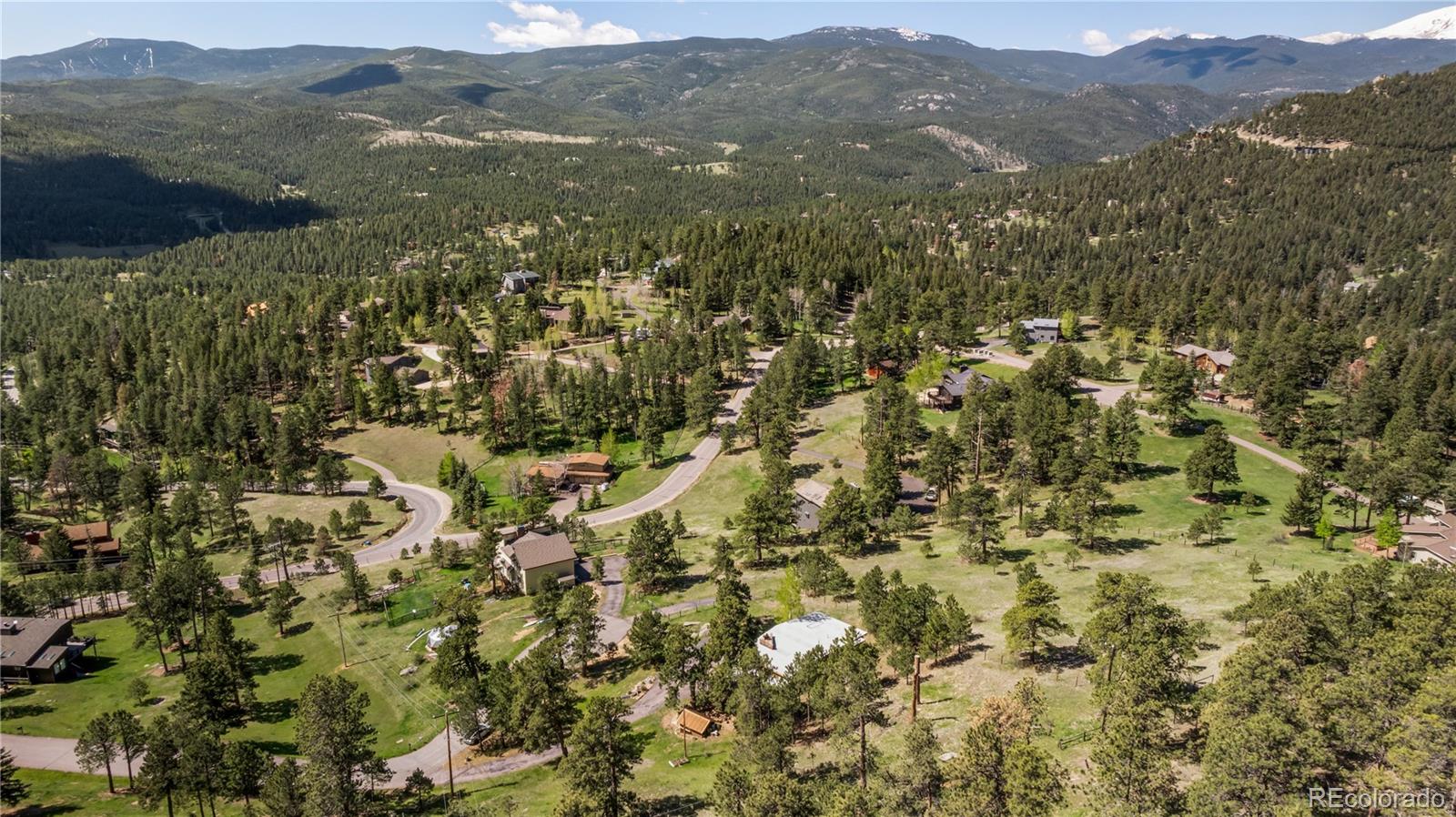107 Elk Drive Evergreen, CO 80439 - Photo 42 of 45 view of city and mountain