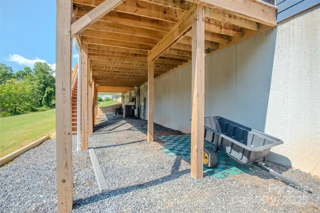 a view of storage and utility room