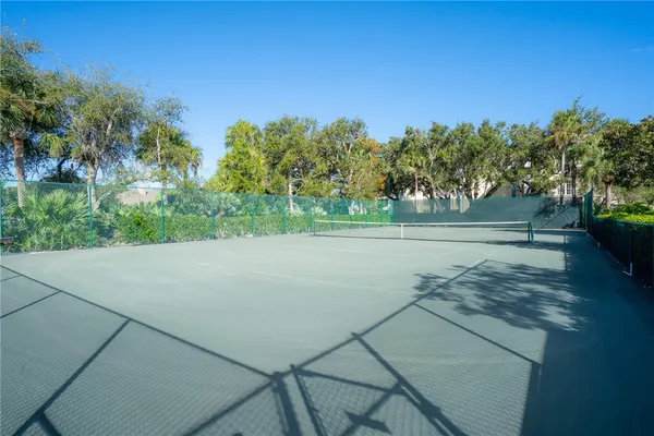 a view of a yard with an outdoor space