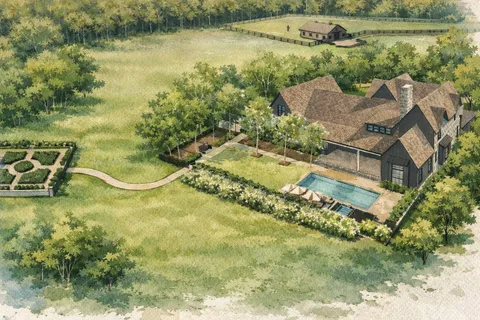 a view of a lake with outdoor space