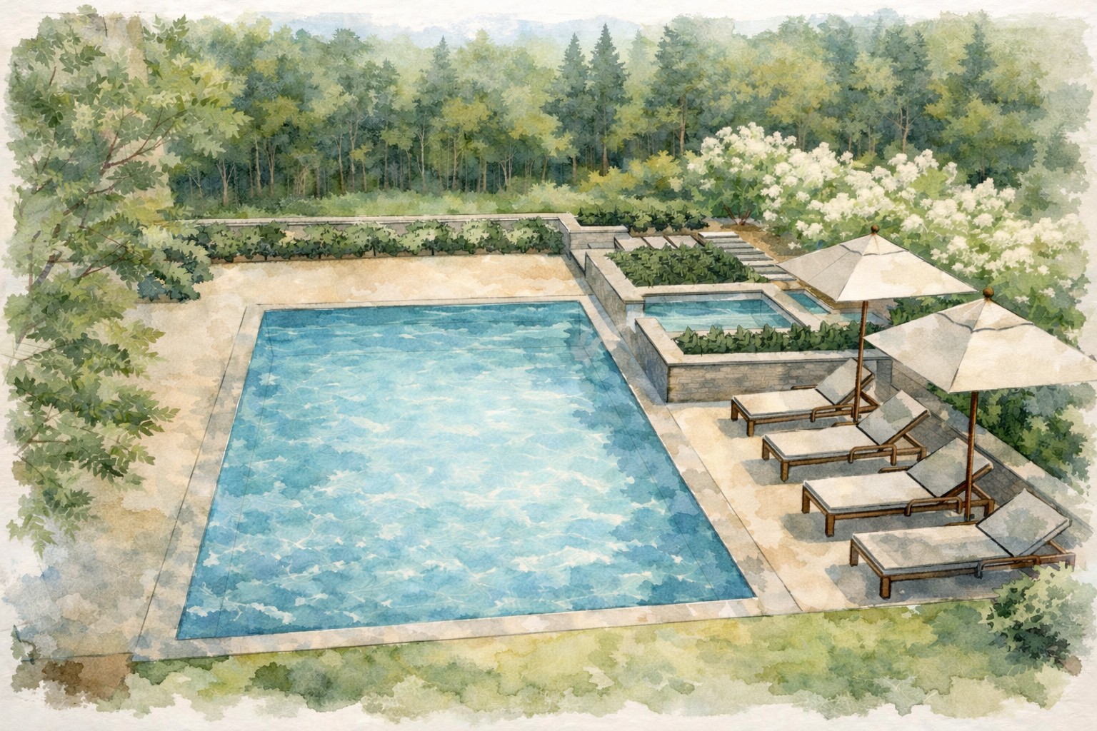 1844 Sedberry Road Thompson's Station, TN 37179 - Photo 8 of 8 a view of a swimming pool with a yard