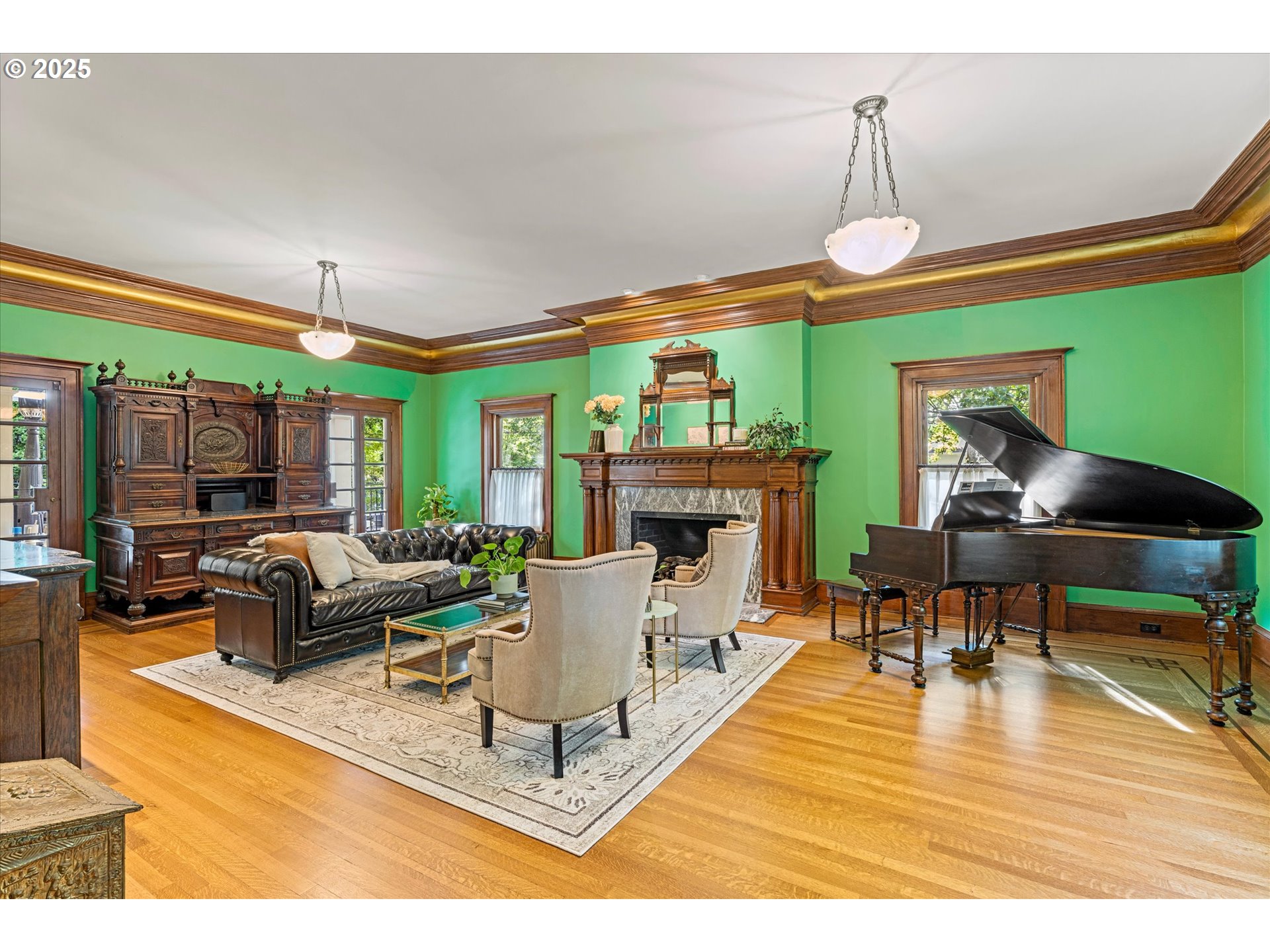 1408 Northeast Knott Street Portland, OR 97212 - Photo 7 of 48 a living room with furniture and a wooden floor