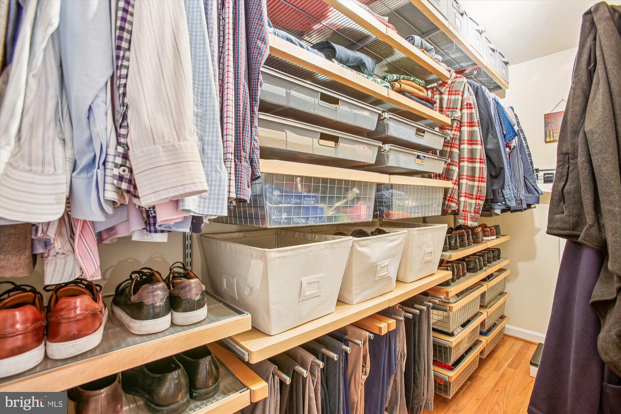 703 Capitol Square Place Southwest Washington, DC 20024 - Photo 33 of 66 a view of walk in closet with clothes and shoes