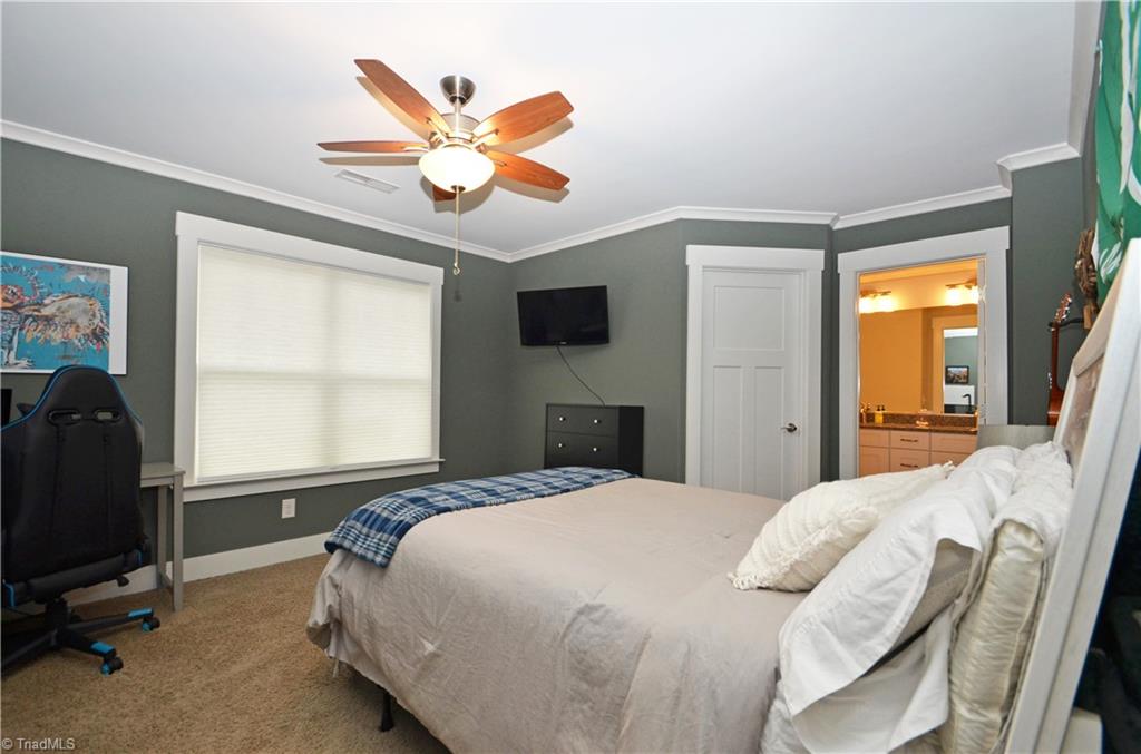 5578 Salem View Road Pfafftown, NC 27040 - Photo 25 of 48 Bedroom 2 has walk in closet and shared bath.