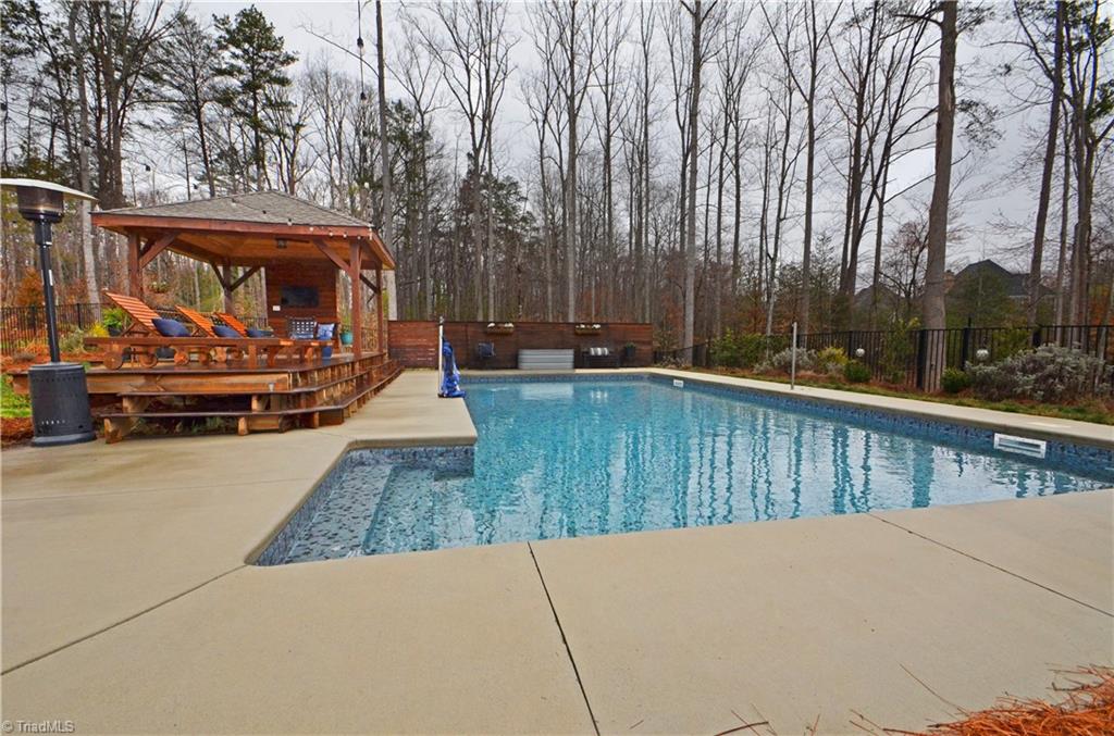 5578 Salem View Road Pfafftown, NC 27040 - Photo 34 of 48 Salt water pool and pavilion.
