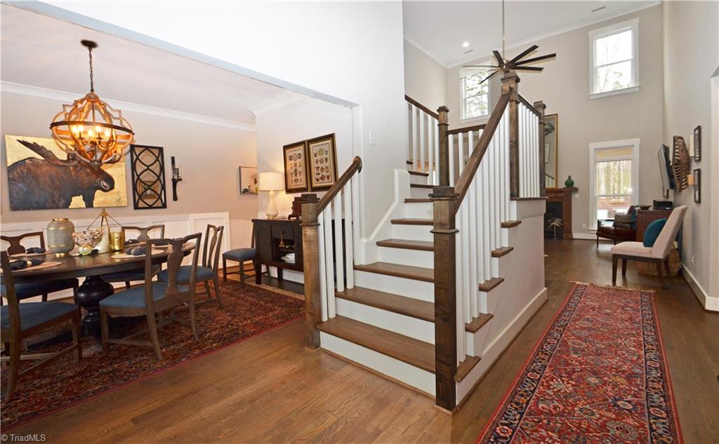 5578 Salem View Road Pfafftown, NC 27040 - Photo 5 of 48 Entry with view of dining room