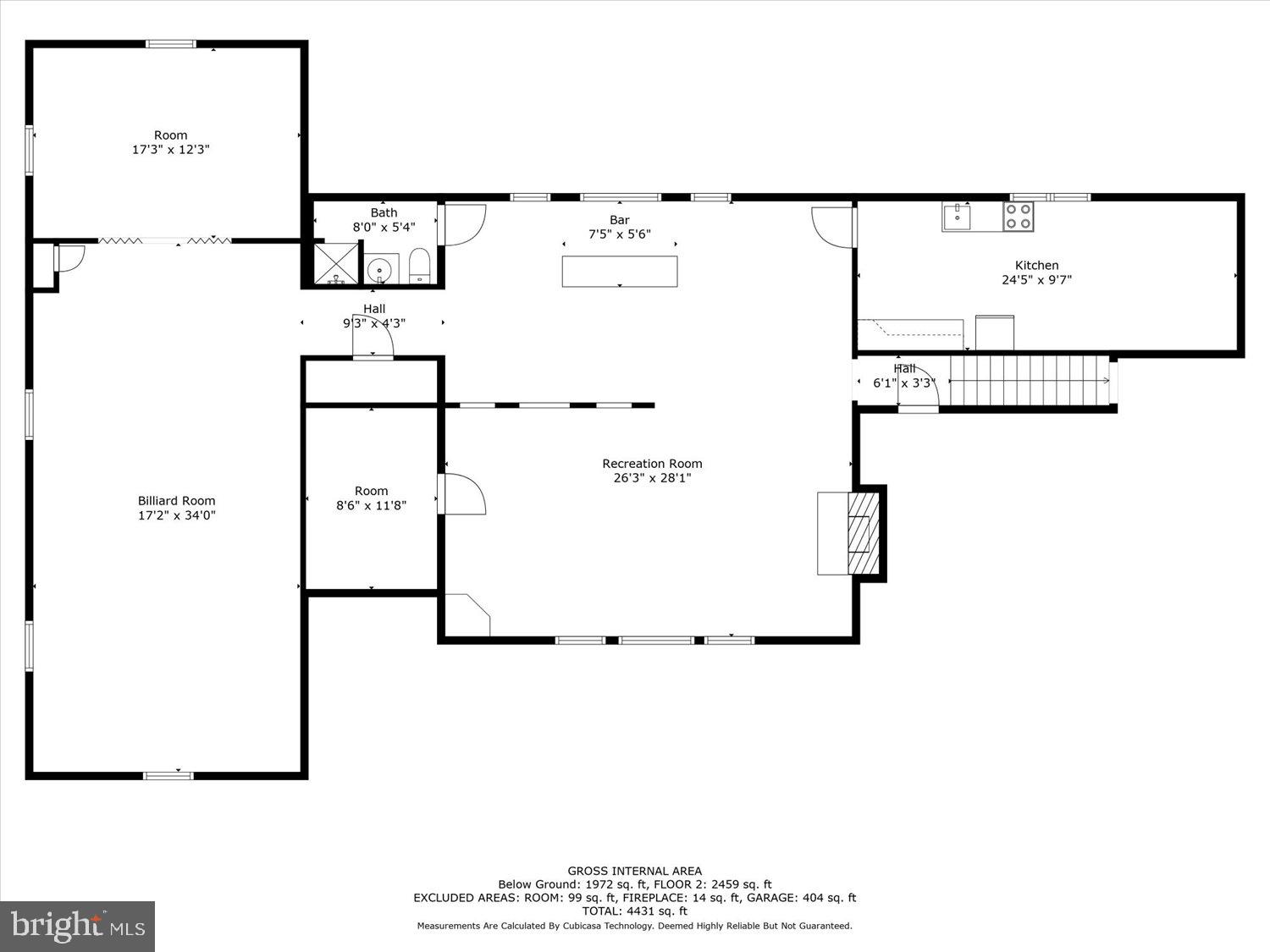 578 Owen Road York, PA 17403 - Photo 75 of 75 Basement Floor Plan with measurements