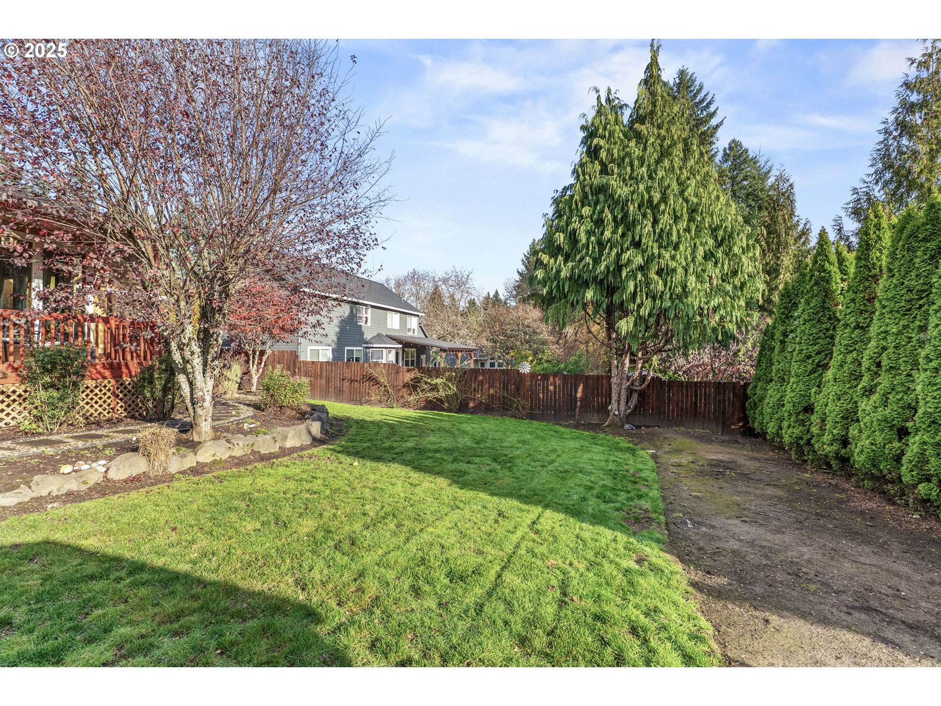 32898 Southwest Keys Landing Way Scappoose, OR 97056 - Photo 25 of 29 a view of a yard with a tree