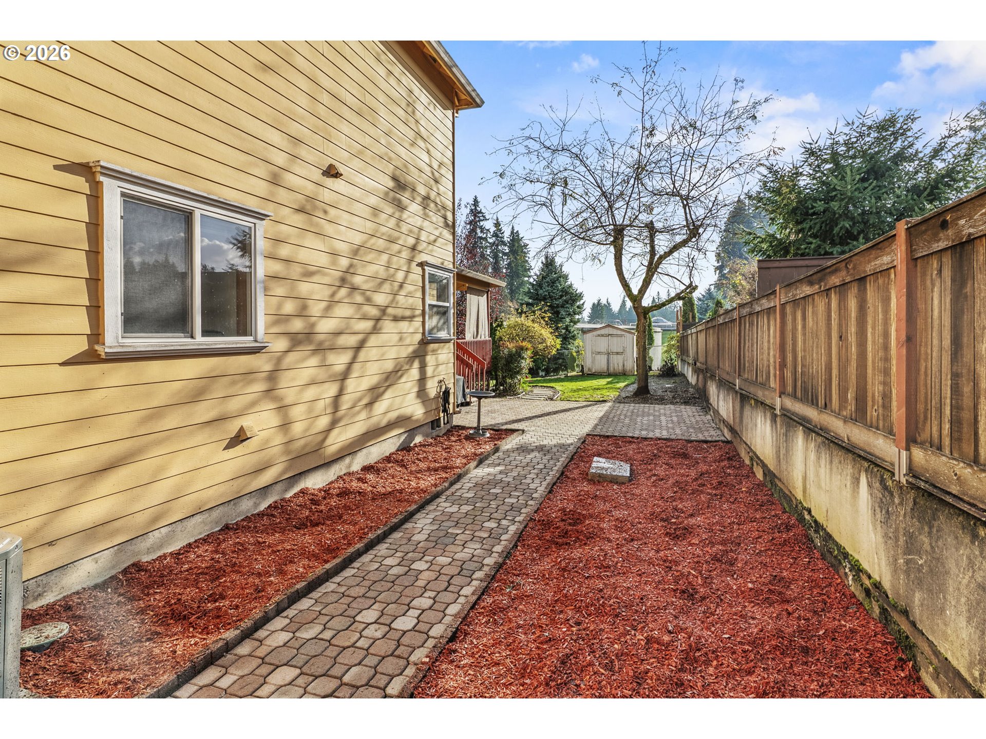32898 Southwest Keys Landing Way Scappoose, OR 97056 - Photo 31 of 39 a view of a backyard with pathway