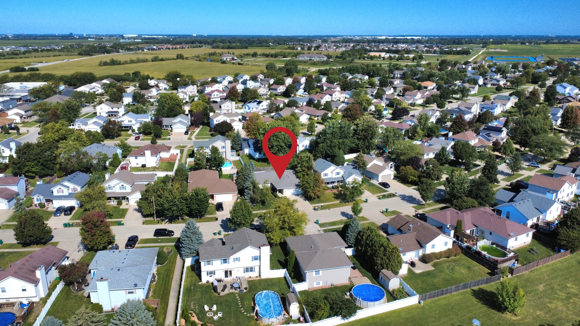 25028 Cashel Bay Road Manhattan, IL 60442 - Photo 3 of 32 an aerial view of multiple house