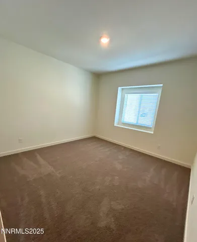 an empty room with a workbench