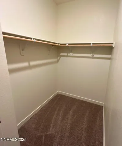 a close view of closet
