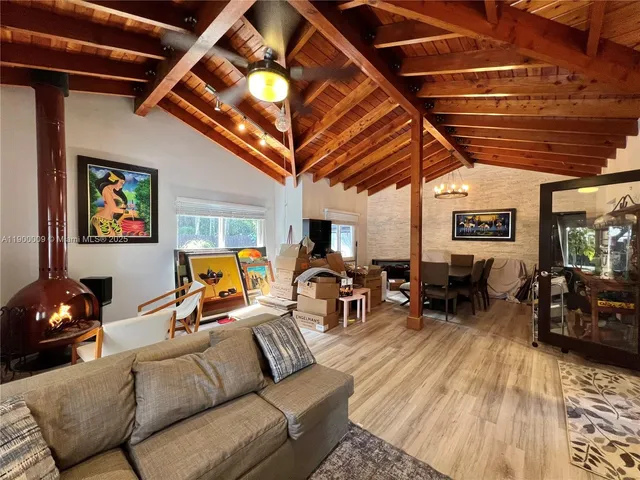 a outdoor space with lots of tables and chairs