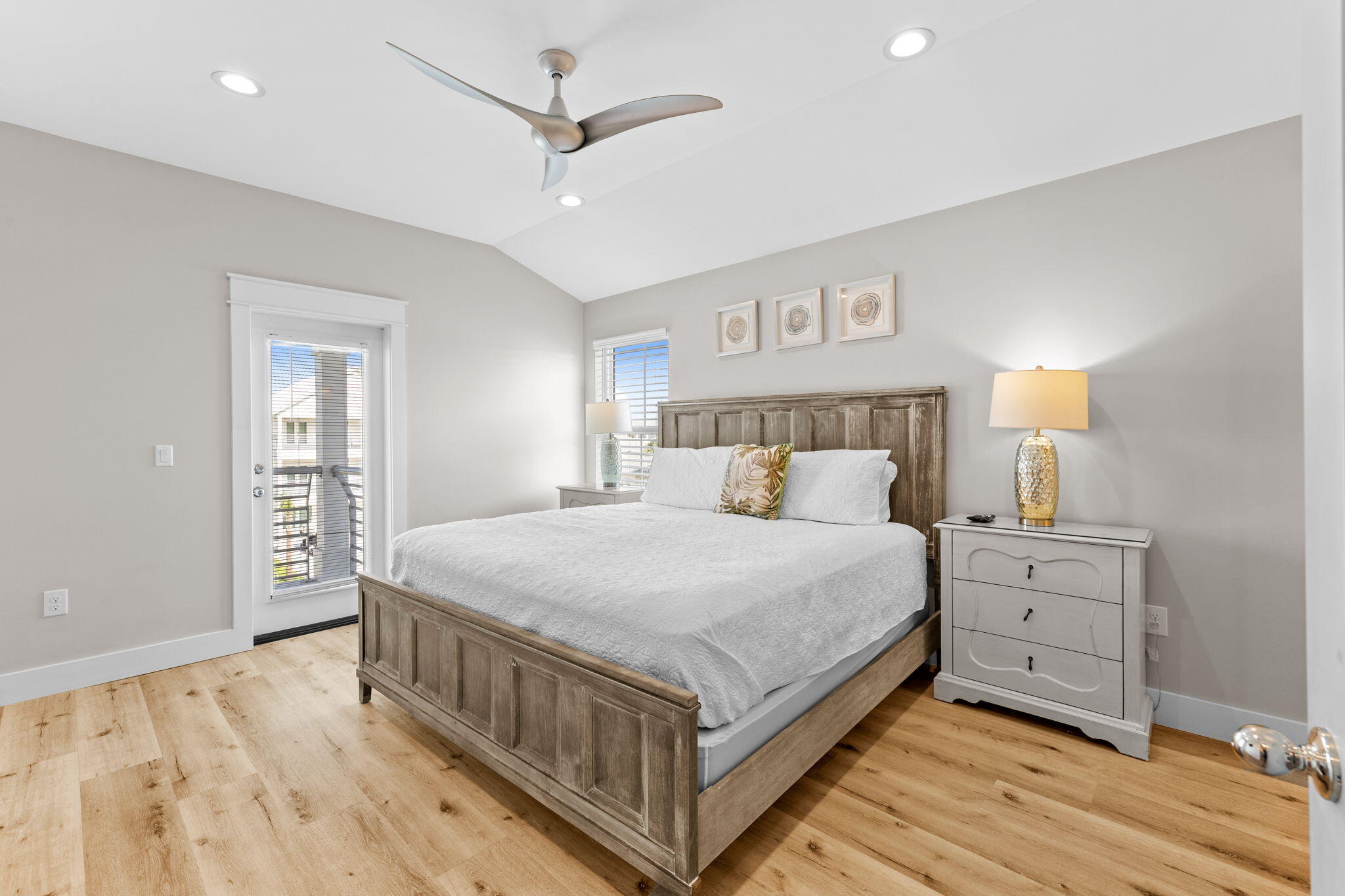 106 Shirah Street Destin, FL 32541 - Photo 36 of 91 a bed room with a bed and a night stand