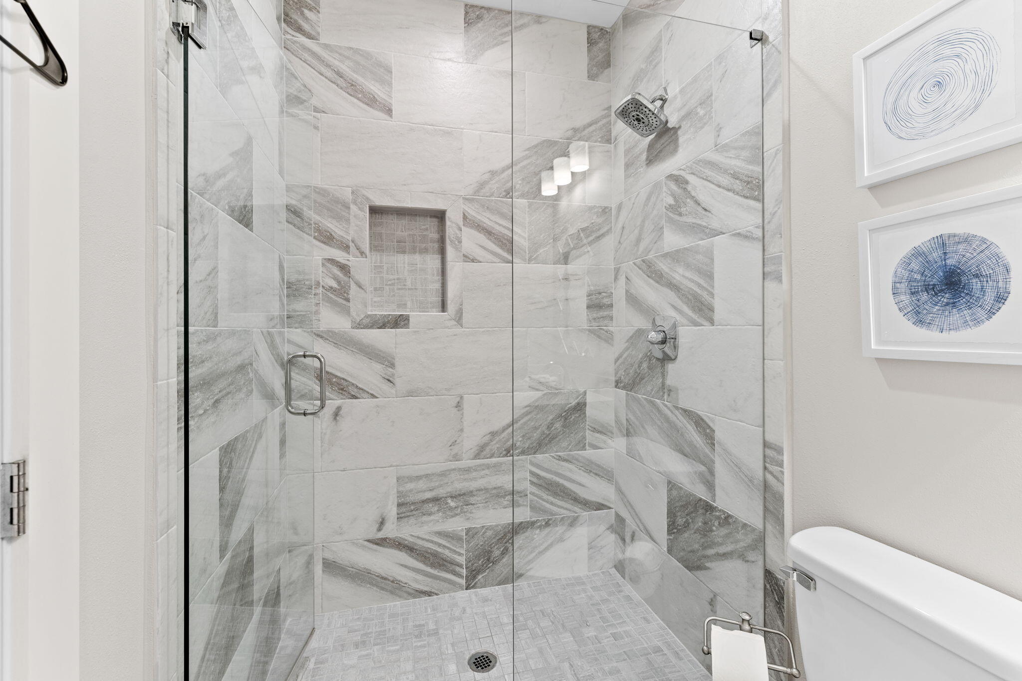 106 Shirah Street Destin, FL 32541 - Photo 52 of 91 a bathroom with a shower toilet and sink