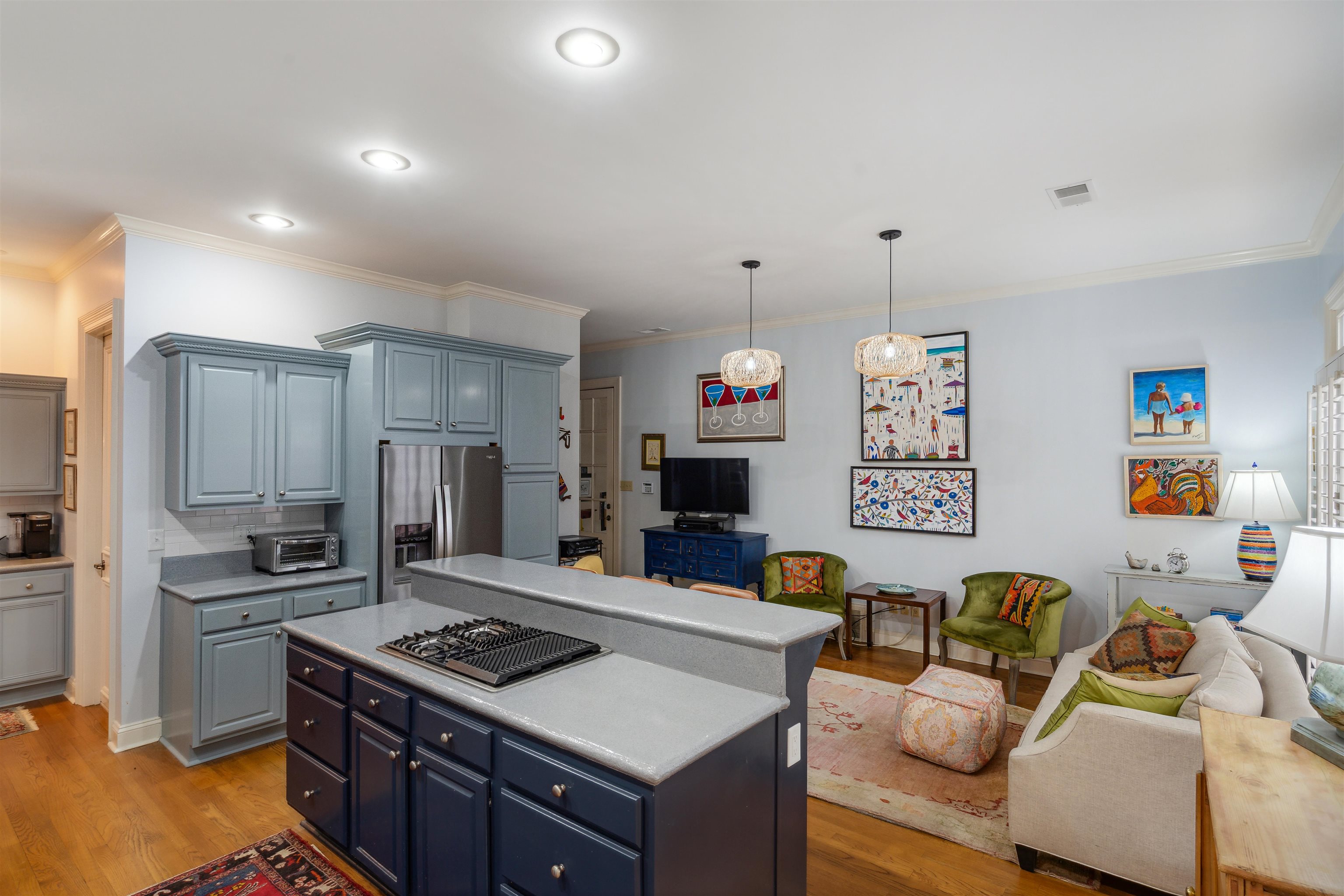 3536 Walnut Grove Road Memphis, TN 38111 - Photo 4 of 18 a kitchen that has a lot of cabinets a sink and a stove in it