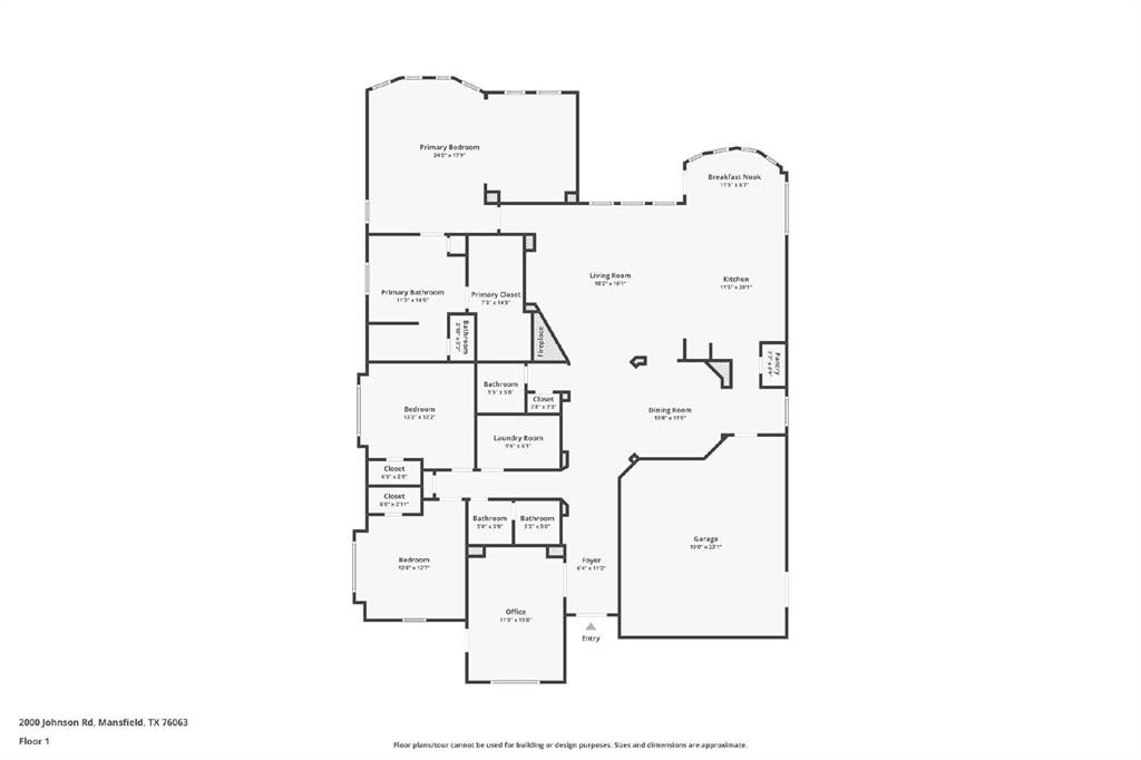2000 Johnson Road Mansfield, TX 76063 - Photo 27 of 27 Floor plan